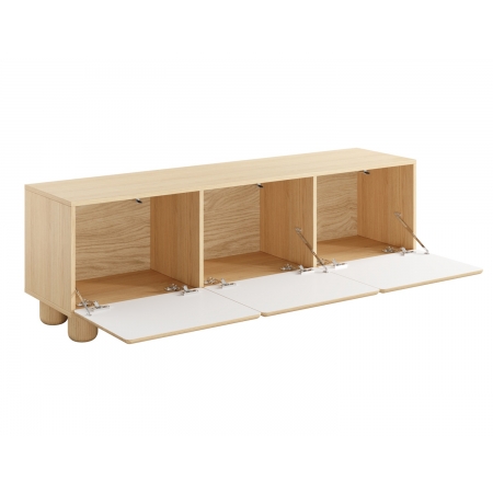 stolik pod telewizor 150 cm rtv 3 drzwiowa LUGO dąb vicenza